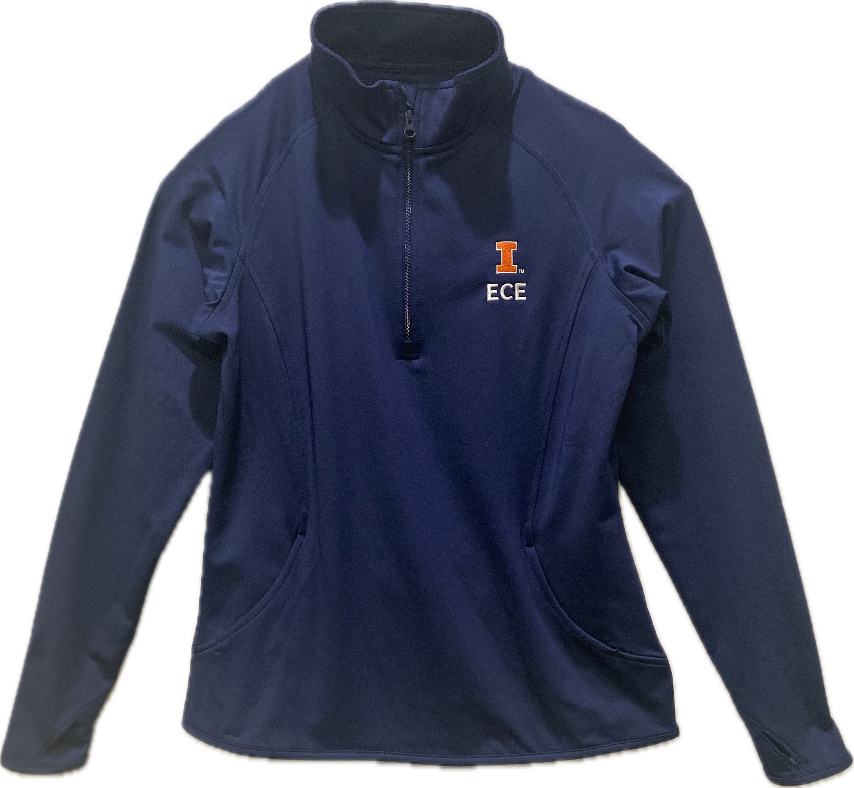 Women's 1/4 Zip w/ Thumbholes - Navy