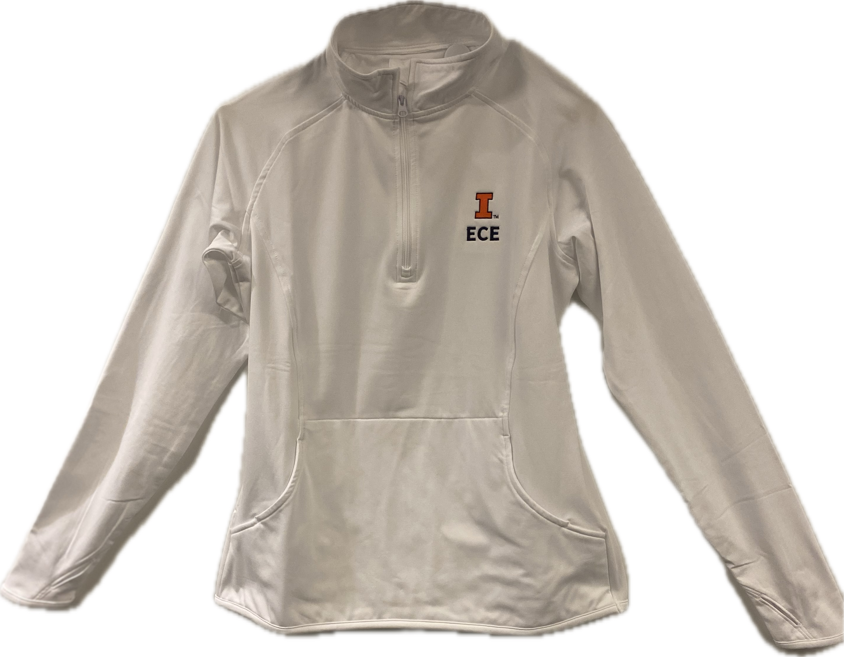 Women's 1/4 Zip - White
