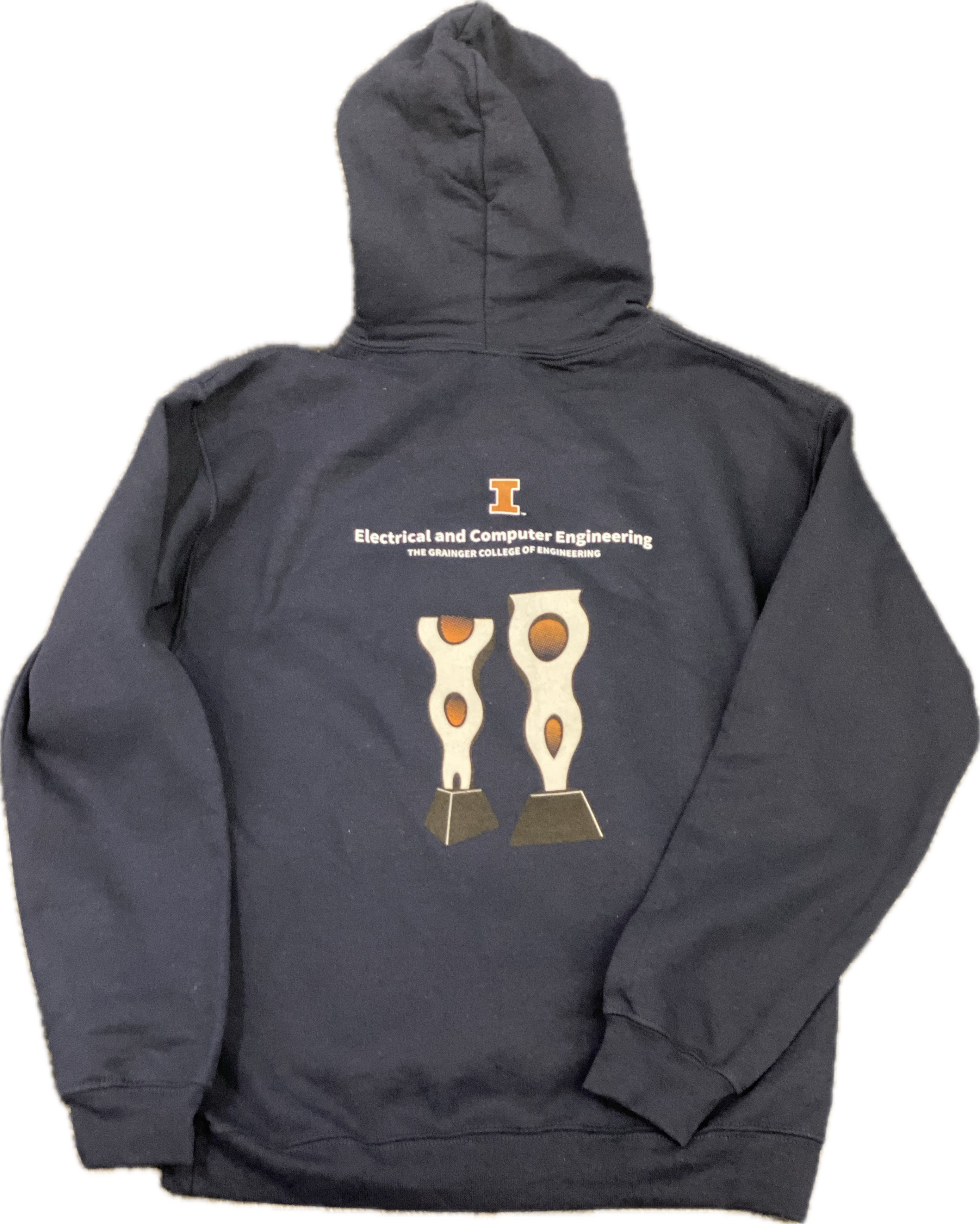 Hooded Sweatshirt - Navy (Back)